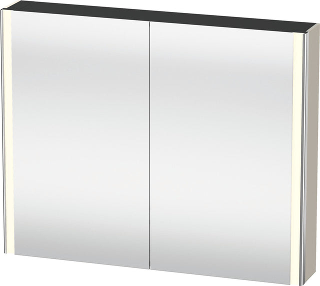 DURAVIT XSquare Spiegelschrank 1000 mm mit LED-Beleuchtung, 2 Türen, Soft-Close