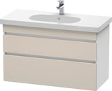DURAVIT DuraStyle Waschtischunterbau 1000 mm wandhängend, 2 Schubkästen, weiß matt