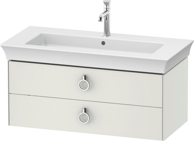 DURAVIT White Tulip Waschtischunterbau wandhängend 984 mm mit 2 Schubkästen und Innenbeleuchtung