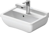 DURAVIT Handwaschbecken Starck 3 450 mm mit Überlauf, 1 Hahnloch, weiß