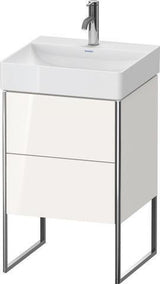 Duravit XSquare Waschtischunterbau 731x484x460 mm, 2 Auszüge, weiß matt, bodenstehend