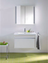 Duravit Ketho Waschtischunterbau 800 mm wandhängend, 1 Auszug, weiß matt – passend zu D-Code 034285