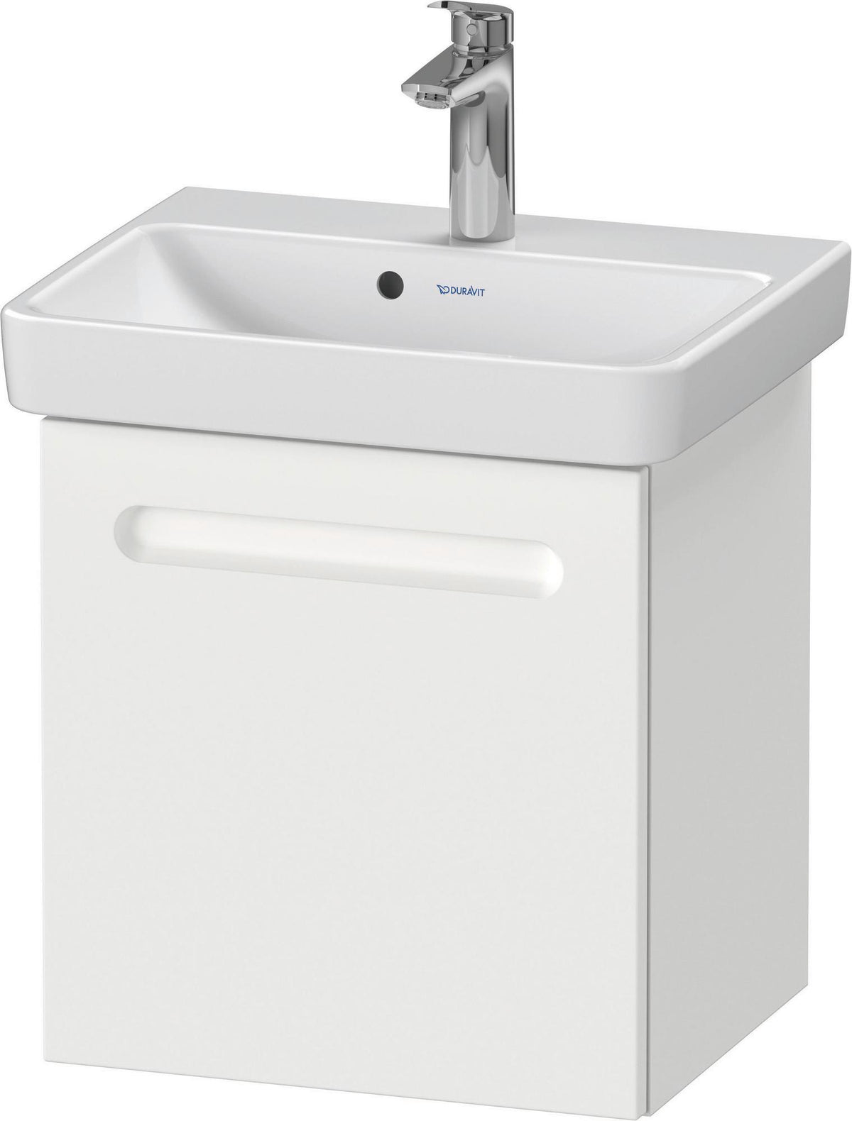 Duravit No.1 Waschtischunterbau wandhängend 440 mm, 1 Tür links, weiß matt