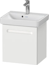 Duravit No.1 Waschtischunterbau wandhängend 440 mm, 1 Tür links, weiß matt