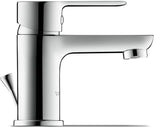DURAVIT A.1 Einhebel-Waschtischmischer mit Zugstange, Chrom – 95 mm Ausladung, Keramikmischsystem