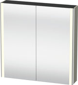 Duravit XSquare Spiegelschrank 800 mm mit LED-Beleuchtung, 2 Schwingtüren & Soft-Close