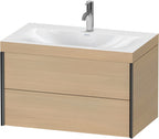 Eiche / 1Hl,schwarz matt/mediter. eiche,RahmenC / mediterrane eiche