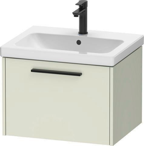Duravit D-Code 2.0 Waschtischunterbau 584 mm Weiß Matt mit Auszug und Chromgriff