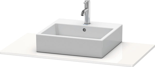 DURAVIT Konsole XSquare 1000x550mm betongrau matt mit Ausschnitt für Waschtisch