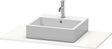 DURAVIT XSquare Konsole 1000x550x16 mm Taupe super matt – Badmöbel Waschtischplatte