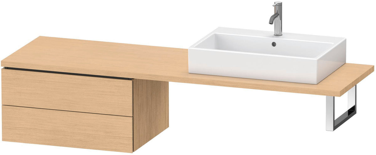 DURAVIT L-Cube Unterschrank 720 mm, 2 Schubkästen, weiß matt, wandhängend