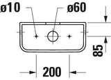 DURAVIT Spülkasten Qatego Studio F. A. Porsche Collection 6/3 L Dual Flush Weiß