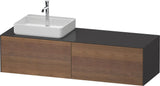 DURAVIT White Tulip Konsolen-Waschtischunterbau 1600 mm wandhängend, 2 Auszüge, weiß seidenmatt