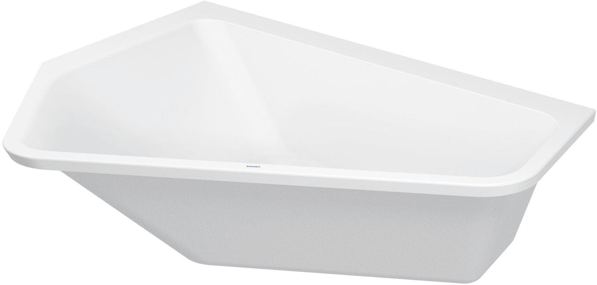 DURAVIT Paiova 5 Eckbadewanne 1770x1300 mm weiß links – 2-Sitzer mit Überlauf