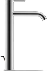 Duravit C.1 Einhebel-Waschtischmischer XL 166 mm mit Zugstange, Schwarz Matt