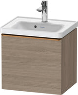 Duravit D-Neo Waschtischunterbau 484 mm Eiche Terra Matt mit 1 Auszug und Soft-Close