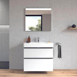 DURAVIT Soleil by Starck Möbelwaschtisch 600 mm Weiß mit Überlauf und 1 Hahnloch