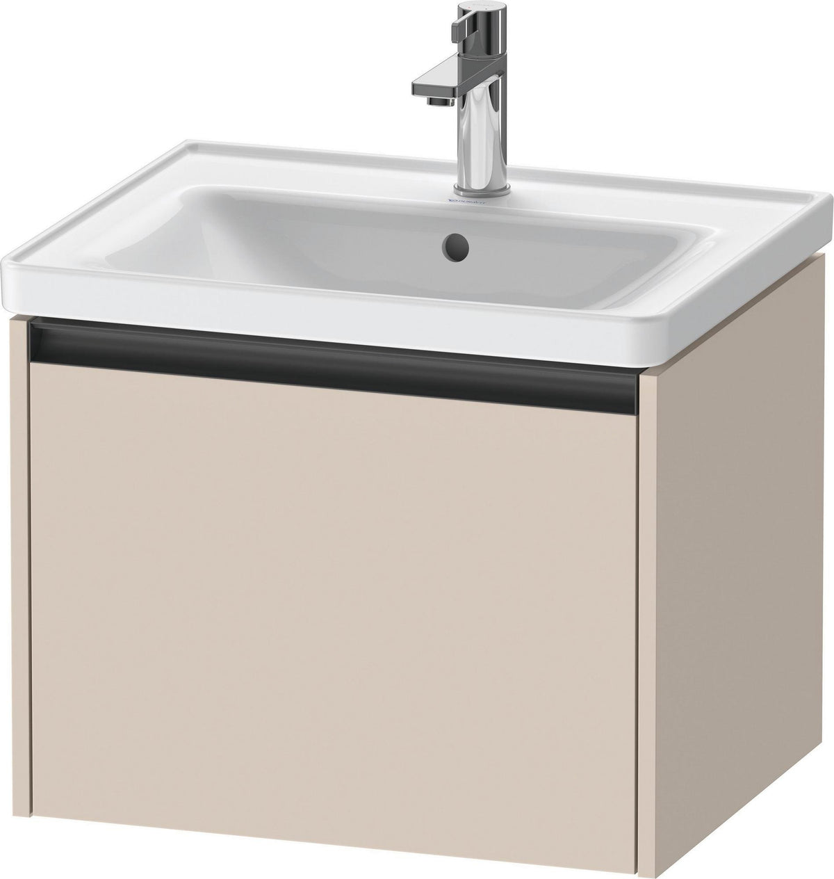 Duravit Ketho.2 Waschtischunterbau 584 mm betongrau matt mit 1 Auszug