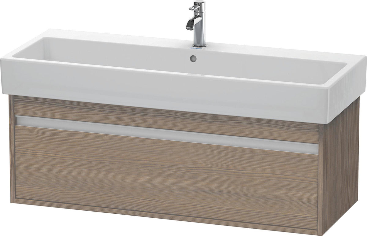 DURAVIT Waschtischunterbau Ketho wandhängend 1150 mm Eiche Terra mit Soft-Close-Auszug