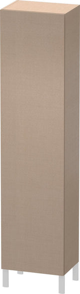 DURAVIT L-Cube Hochschrank 500 mm, 1 Tür links, Leinen, Soft-Close, wandhängend