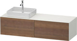 DURAVIT White Tulip Konsolen-Waschtischunterbau 1600 mm wandhängend, 2 Auszüge, weiß seidenmatt