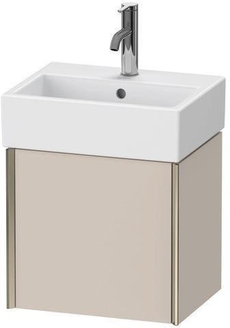 Duravit Waschtischunterbau XVIU 397x434x334mm Pro Cha ma TA li ta s-matt – wandhängend mit Aluminiumprofil