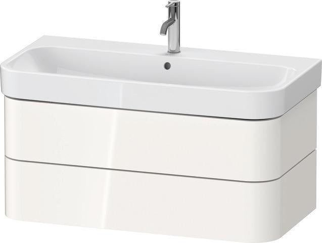 Duravit Waschtischunterbau Happy D.2 Plus 975 mm taupe supermatt mit Tip-On-Technik
