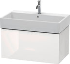 schwarz hochglanz / Mitteldichte Faserplatte (MDF) / 1 Auszug
