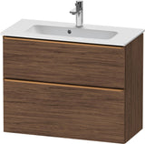 DURAVIT D-Neo Waschtischunterbau 810 mm Eiche Schwarz Bronze, wandhängend, 1 Auszug