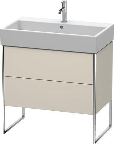 Duravit XSquare Waschtischunterbau 784 mm mit Fußgestell für Vero Air – Sand-matt Eiche