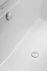 DURAVIT Happy D.2 Einbau-Badewanne 1600x700 mm Weiß mit Rückenschräge rechts