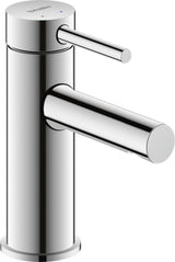 Duravit Circle Einhebel-Waschtischmischer Chrom – ohne Zugstange, 100 mm Auslauf, Keramikmischsystem