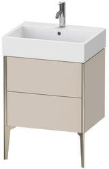 DURAVIT Waschtischunterbau XVIU 584 mm Nussbaum mitte matt für Vero Air – Badmöbel