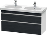 Duravit DuraStyle Waschtischunterbau 1150 mm, 2 Schubkästen, weiß matt – wandhängend