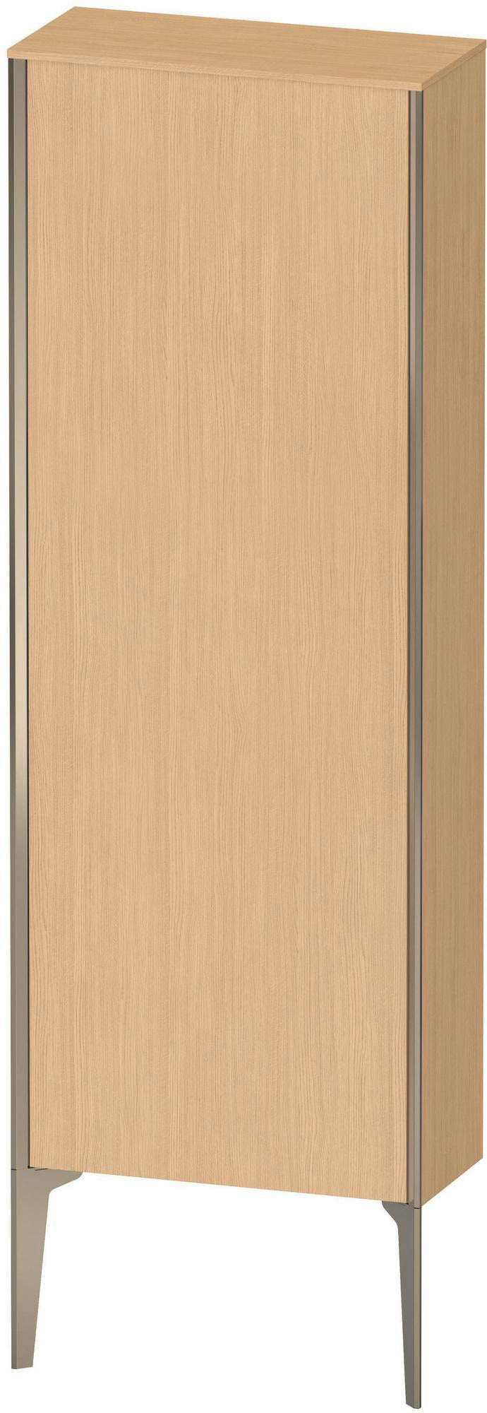 Duravit Halbhochschrank XViu 1330 mm Eiche Natur mit Tip-on Technik