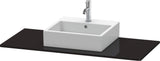 DURAVIT XSquare Konsole 1200 mm mit Ausschnitt – Weiß Seidenmatt, MDF, 16 mm