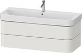 DURAVIT Waschtischunterbau Happy D.2+ wandhängend 1175 mm Taupe supermatt mit Tip-On Technik
