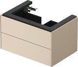 DURAVIT White Tulip Waschtischunterbau 684 mm, 2 Schubkästen, weiß seidenmatt, LED