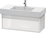 Duravit Ketho Waschtischunterbau wandhängend 1000 mm, 1 Auszug, Weiß Matt