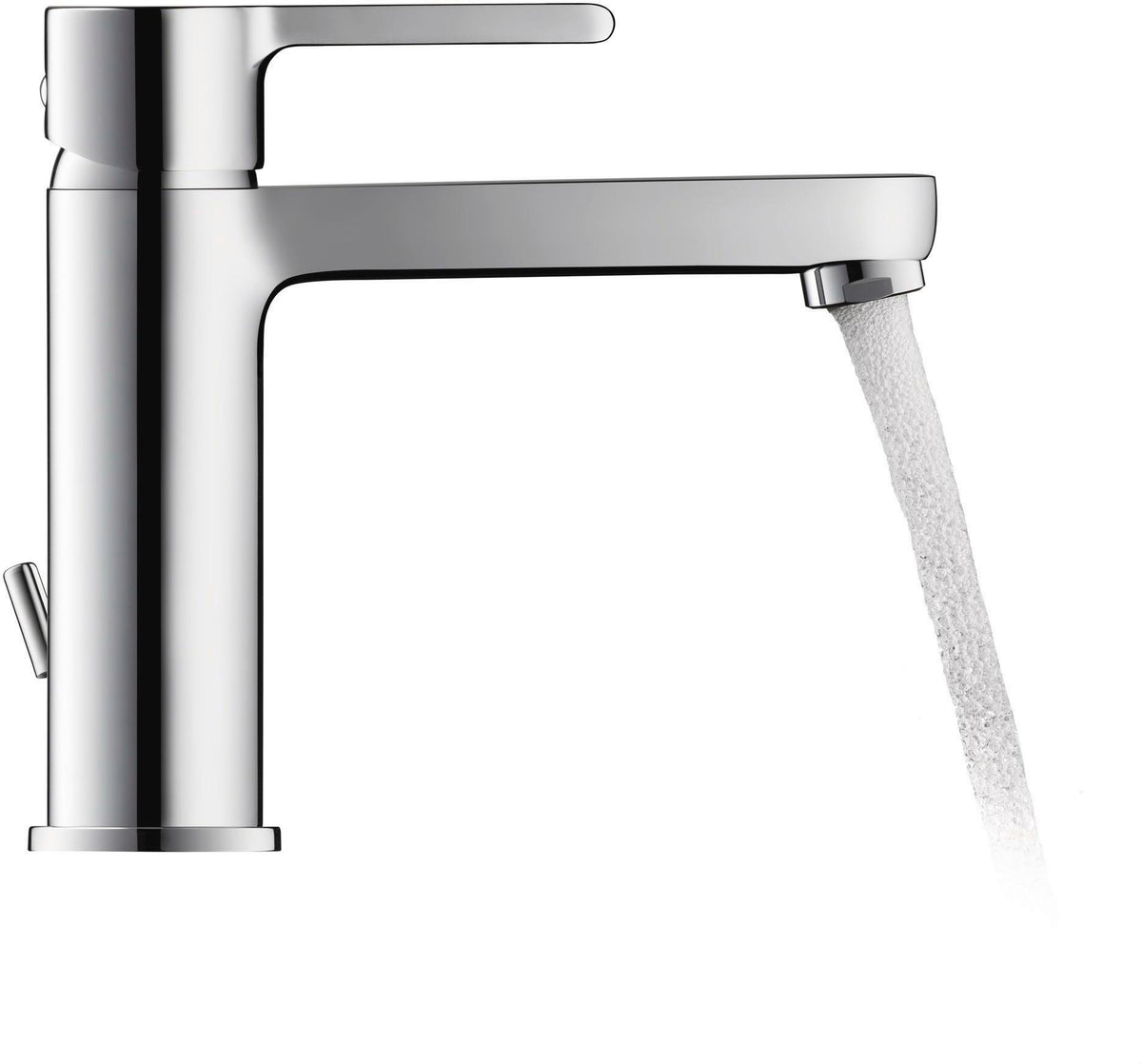 DURAVIT B.2 Einhebel-Waschtischmischer mit Zugstange, Chrom – 138,5 mm Ausladung