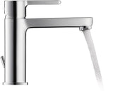 DURAVIT B.2 Einhebel-Waschtischmischer mit Zugstange, Chrom – 138,5 mm Ausladung