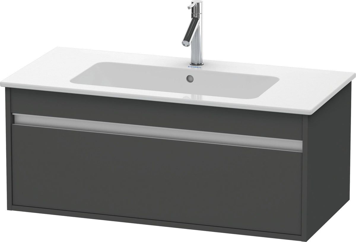 DURAVIT Ketho Waschtischunterbau 1000 mm betongrau matt mit 1 Auszug – ME by Starck Design