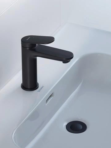 DURAVIT Wave Einhebel-Waschtischmischer M mit Zugstange, Chrom – Keramikmischsystem, 122 mm Ausladung