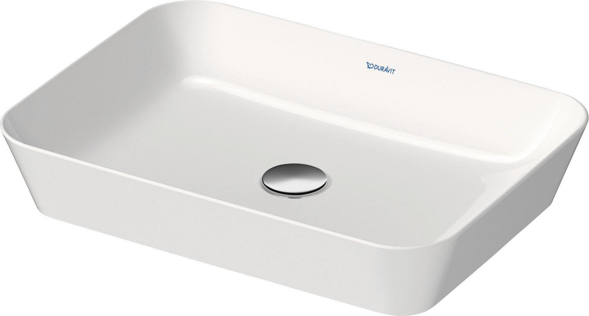 DURAVIT Aufsatzbecken Cape Cod 550 mm Weiß ohne Überlauf, ohne Hahnlochbank, mit WonderGliss