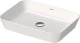 DURAVIT Aufsatzbecken Cape Cod 550 mm Weiß ohne Überlauf, ohne Hahnlochbank, mit WonderGliss