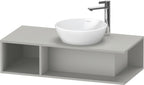 betongrau matt / 1000 mm / Waschtischkonsole