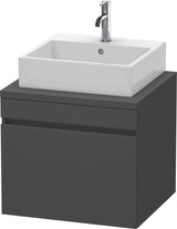 DURAVIT DuraStyle Konsolenunterschrank 600 mm betongrau matt – 1 Auszug, wandhängend
