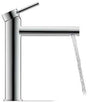 DURAVIT Circle Einhebel-Waschtischmischer L ohne Zugstange, Chrom – Keramikmischsystem