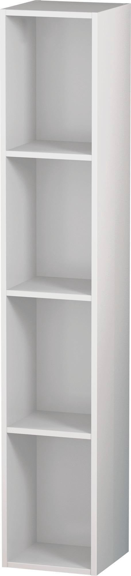DURAVIT L-Cube Regalelement 180x180x1000 mm vertikal, 4 Fächer, Amerikanischer Nussbaum
