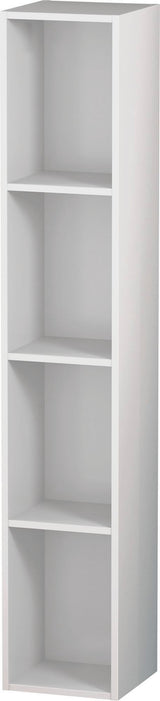 DURAVIT L-Cube Regalelement 180x180x1000 mm vertikal, 4 Fächer, Amerikanischer Nussbaum